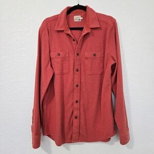 Faherty Red Shirt Jacket